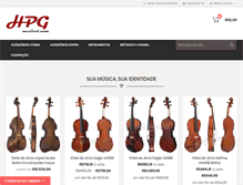 Tablet Screenshot of hpgmusical.com